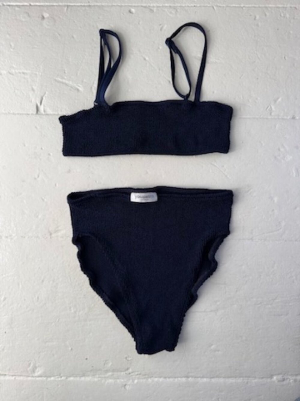 YouSwim Poise High Waist Two Piece in Navy